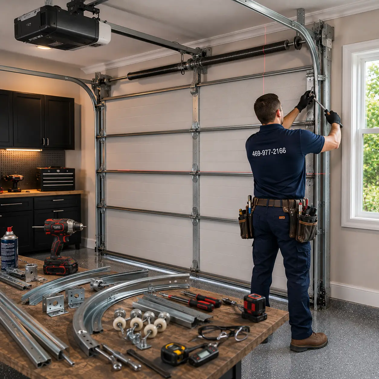 Garage Door Track Alignment